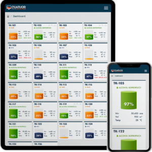 TM-movil Tank monitor Visualización en dispositivos móviles y pantallas